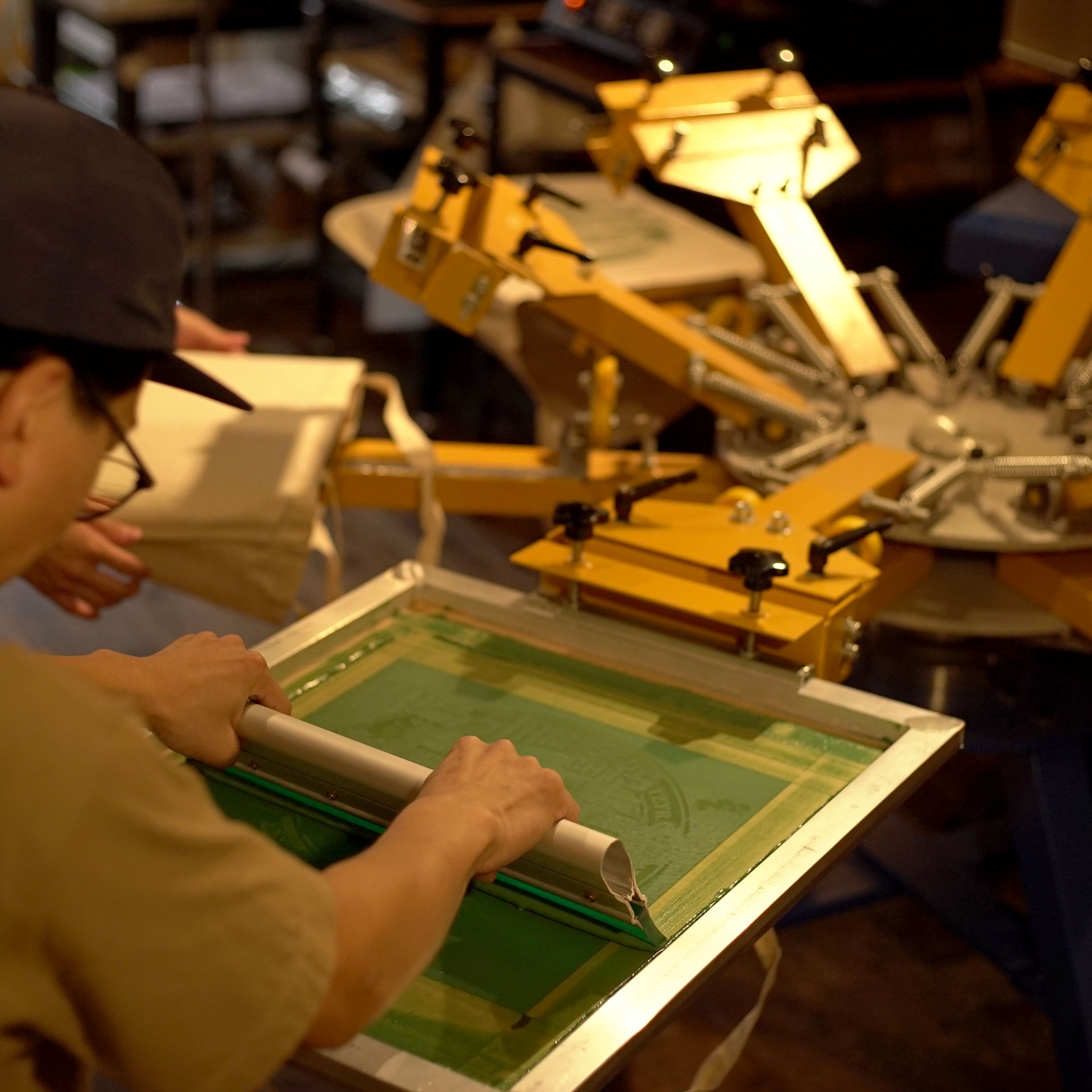 シルクスクリーン回転台